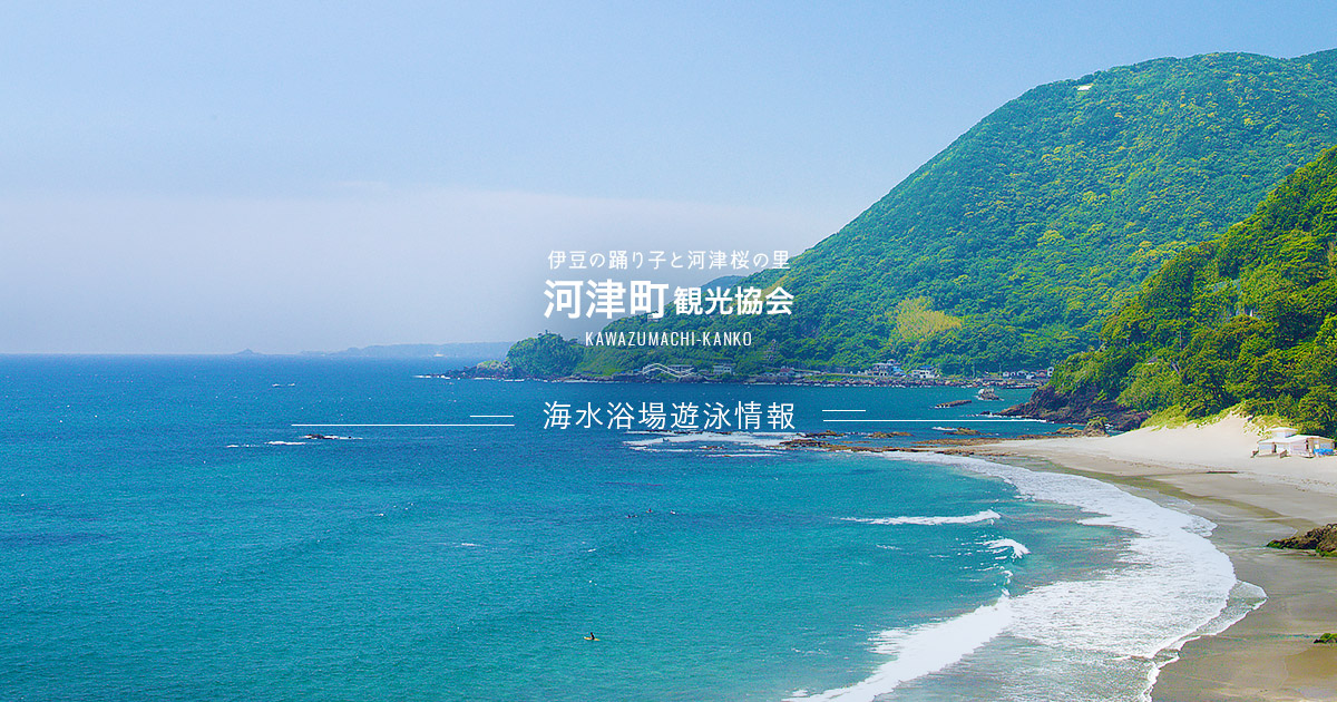 海水浴場遊泳情報 伊豆 河津町観光協会 公式サイト